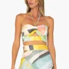 Discount - Nova Top - River Abstract Crop Tops