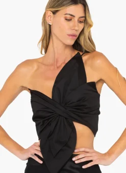 Sale - Orchid Top - Black Crop Tops
