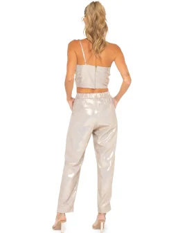 Fashion - Orchid Top - Gold Crop Tops