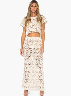 Sale - Rosie Maxi Skirt - Natural Coverups | Long Skirts