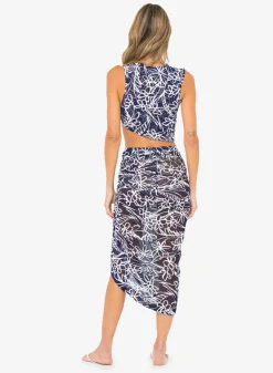 Best - Scorpio Skirt - Navy/White Floral Long Skirts