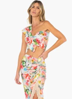 Best - Sol Top Multi Floral - Multi Floral Crop Tops