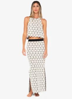 Clearance - Sonja Skirt - Black Long Skirts
