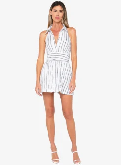 Online - Tali Dress - Black Stripe Dresses | Mini Dresses