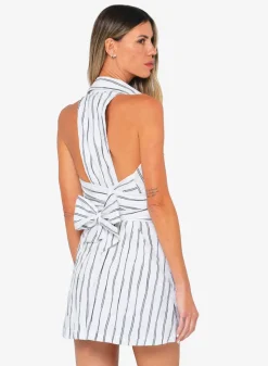 Online - Tali Dress - Black Stripe Dresses | Mini Dresses