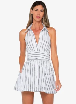 Online - Tali Dress - Black Stripe Dresses | Mini Dresses