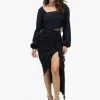 Fashion - Tulum Skirt - Black Solid Coverups | Long Skirts