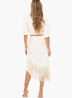 Clearance - Vera Skirt - Vanilla Long Skirts