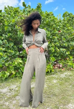 Sale Jessie X - PachaMama Pant - Vineyard Green Pants
