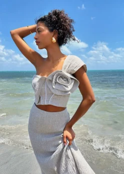 Best JESSIE X - Hope Skirt - Taupe Long Skirts