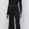 Discount Jonathan - Jordana Duches Satin Pant - Black Pants