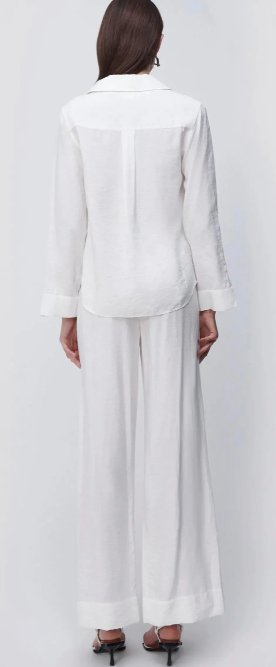 Online Jonathan - Stormy Beaded Coverup Top - Ivory Coverups