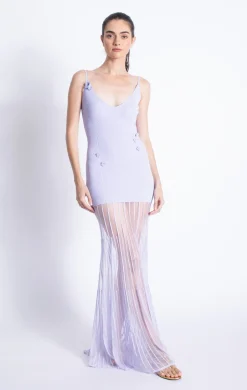 New - Rose Knit Dress - Lavender Midi | Midi Dresses
