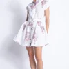 Outlet - Zelie Print Mini Dress - Multi Floral Mini Dresses | Dresses