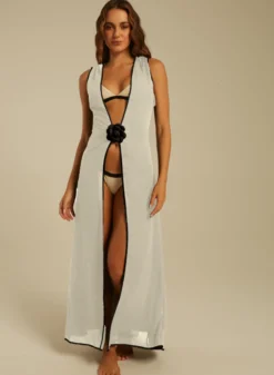 Outlet - Paris Cover Up - Off White Coverups