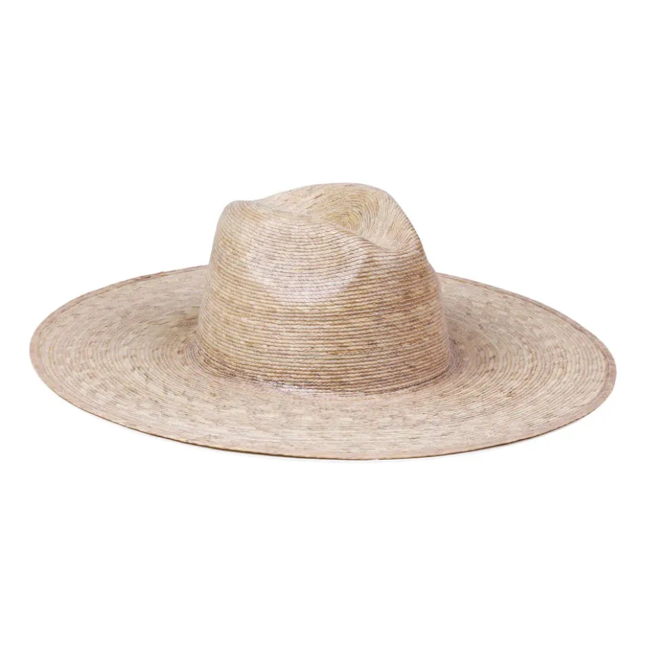 Outlet - Palma Wide Fedora - Natural Hats