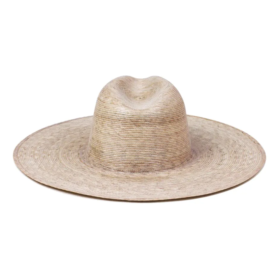 Outlet - Palma Wide Fedora - Natural Hats
