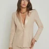 Discount - Clementine Lace Blazer - Doeskin Blazers