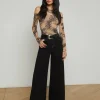 Sale - Beau Wide-Leg Jean - Noir/Mothergoose Denim | All Denim