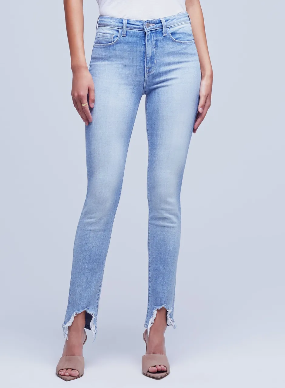 New L’agence - Bowen H/R Skinny Des - Lasso Denim | All Denim