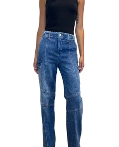Sale L’agence - Brooklyn High Rise Utility Wide Leg - Katella Straight | High-Rise