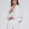 Online - Celine Denim Jacket - Blanc Destruct Denim | All Denim