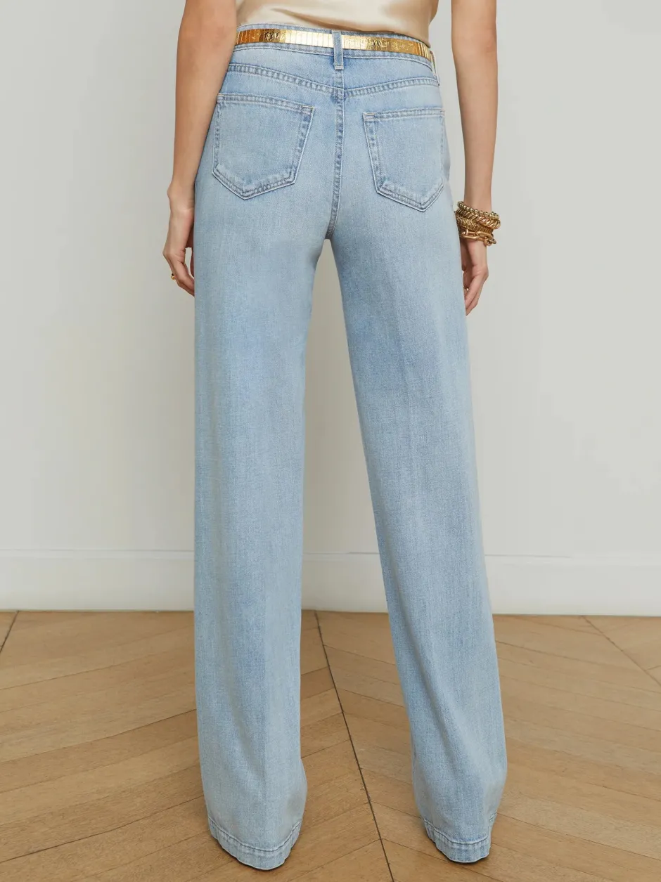 New - Clayton Wide-Leg Pant - Fontana Denim | All Denim