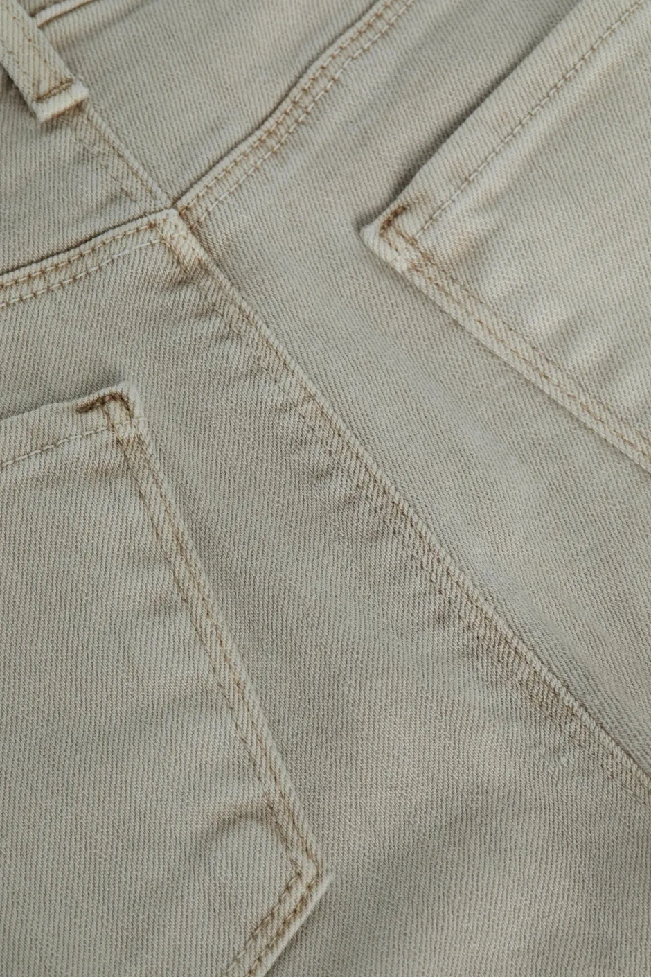 Outlet - Clayton Wide-Leg Pant - Biscuit Denim | All Denim