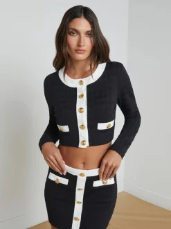 Online - Coco Colorblock Chic Mini Skirt - Black Coverups | Mini Skirts