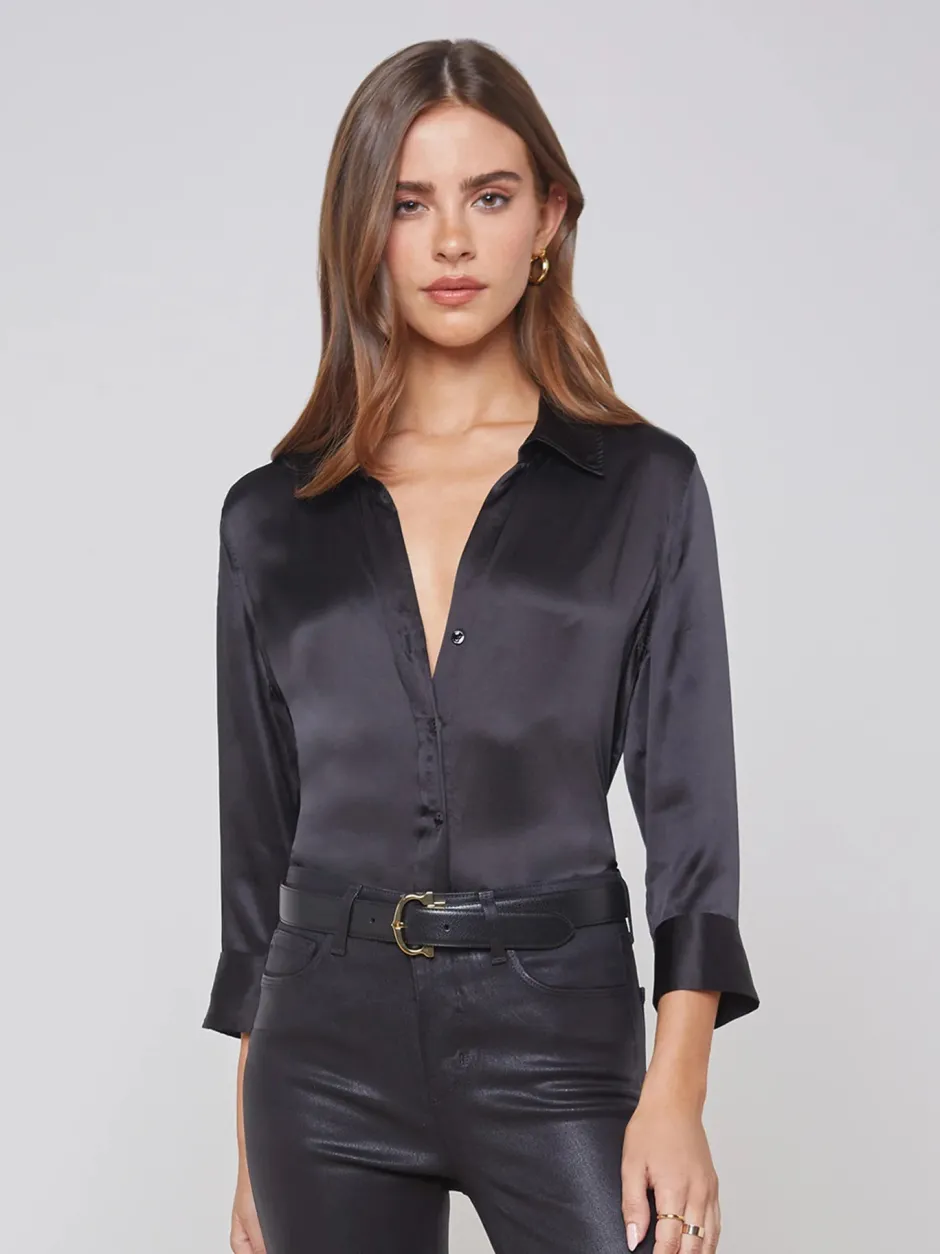 Discount L’agence - Dani Blouse - Black Blouses