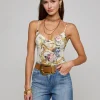Hot L’agence - Elowen Underwire Bodysuit - Vintage White Floral Baroque Bodysuits