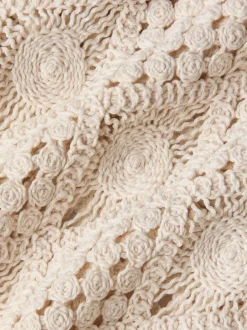 Sale - Haleigh Crochet Cover-Up Dress - Natural Coverups
