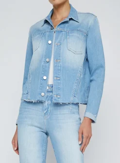 New L’agence - Janelle Denim Jacket - Essex Denim Jackets | Jackets