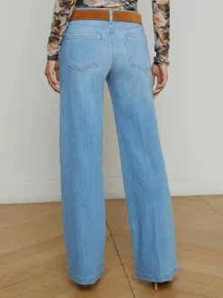 New - Joanne Low-Rise Wide-Leg Jean - Amherst Denim | All Denim