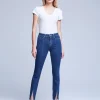 Discount L’agence - Jyothi H/R Split Ankle - Durango Denim | All Denim