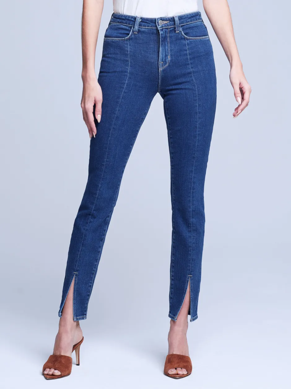 Discount L’agence - Jyothi H/R Split Ankle - Durango Denim | All Denim