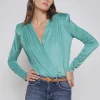 Hot L’agence - Kallie Bodysuit - Frosty Spruce Bodysuits