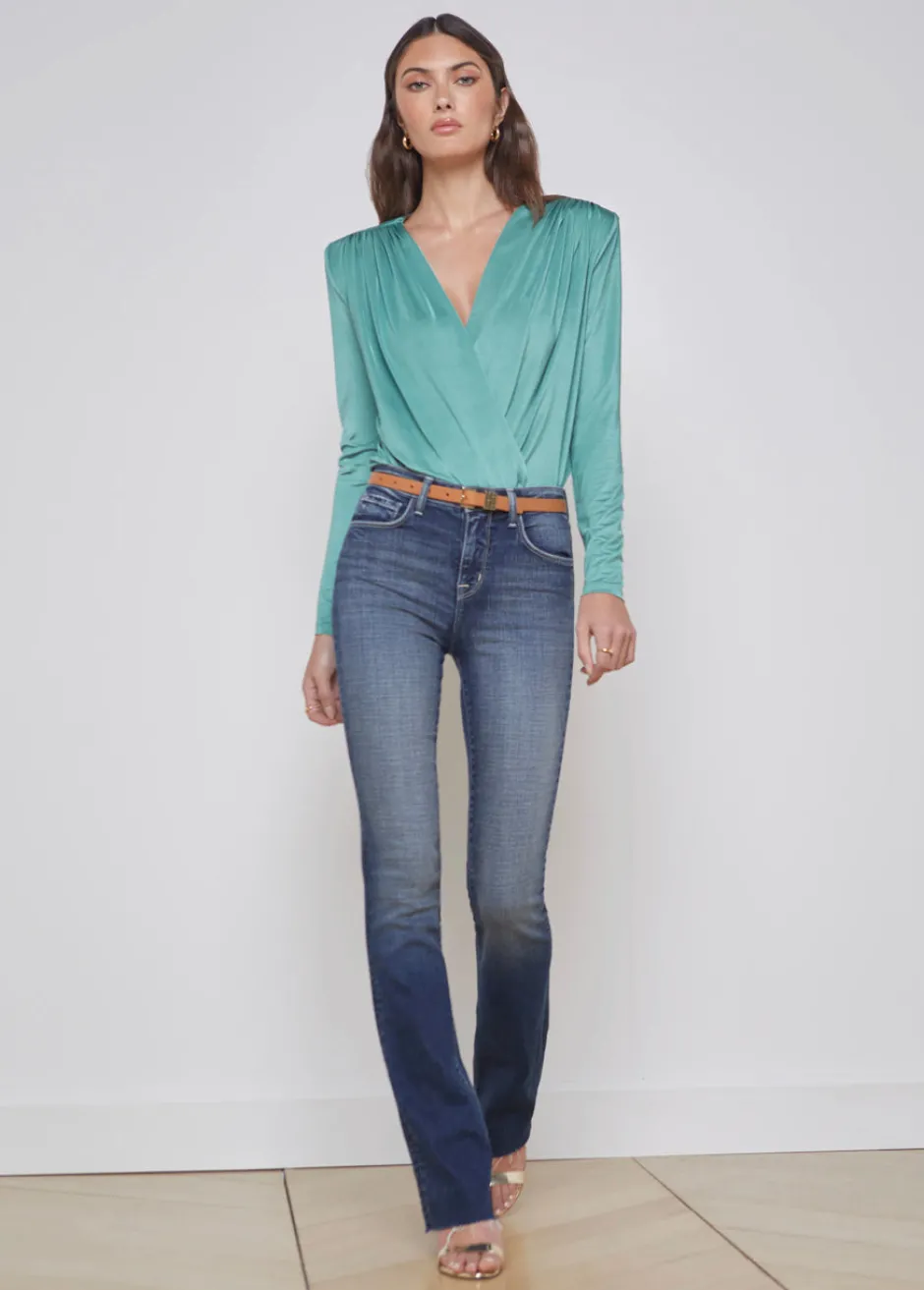 Hot L’agence - Kallie Bodysuit - Frosty Spruce Bodysuits