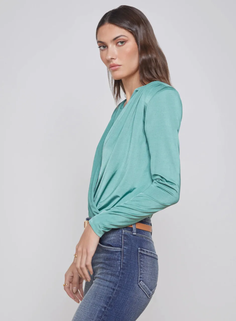 Hot L’agence - Kallie Bodysuit - Frosty Spruce Bodysuits