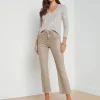 Discount L’agence - Kendra Coated Crop Flare Jean - Rye Coated Flare | Crop