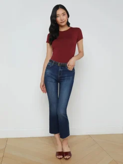 Outlet - Kendra Cropped Flare Jean - Lavelle Flare | High-Rise