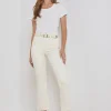 New L’agence - Kendra Jean - Vintage White Flare | Crop