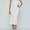 Online L’agence - Kimi Knit Dress - Ivory Midi | Midi Dresses