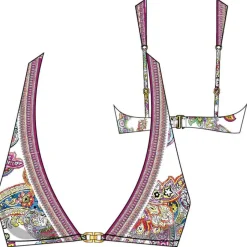 Clearance - Lexie Bikini Top - Paisley Multi Bikini