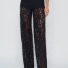 Discount L’agence - Livvy Lace Trouser - Black Pants