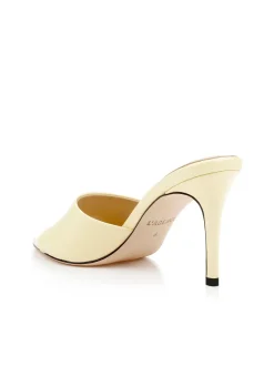 Best L’agence - Lolita Heel Sandal - Pale Yellow Patent Shoes