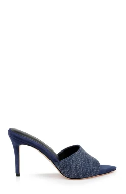 Hot L’agence - Lolita Heel Sandal - Dark Denim Shoes