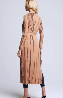New L’agence - Mahika Duster Cardigan - Dark Camel Sweaters & Knits