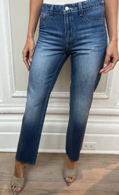 Best - Marjorie MR Slouch Slim - Boyle Coated Denim | All Denim