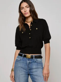Sale - Masaki Sweater - Black/Gold Sweaters & Knits